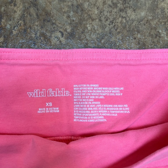 Wild Fable Bike Shorts Neon Pink - Picture 2 of 3
